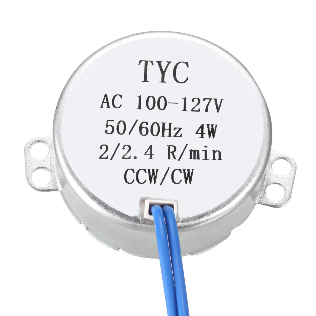 Uxcell Электрический синхронный металлический редукторный двигатель AC 100-127V 0,8-54 RPM 50-60Hz CCW/CW 4W Постоянный магнит простой в использовании
