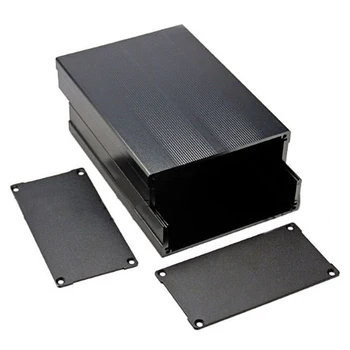 

HOT-Aluminum Enclosure Electric PCB Box 105X55X220mm(4.14X 2.16X 8.67 inch) for DIY, for Thunder Protection Aluminum Box