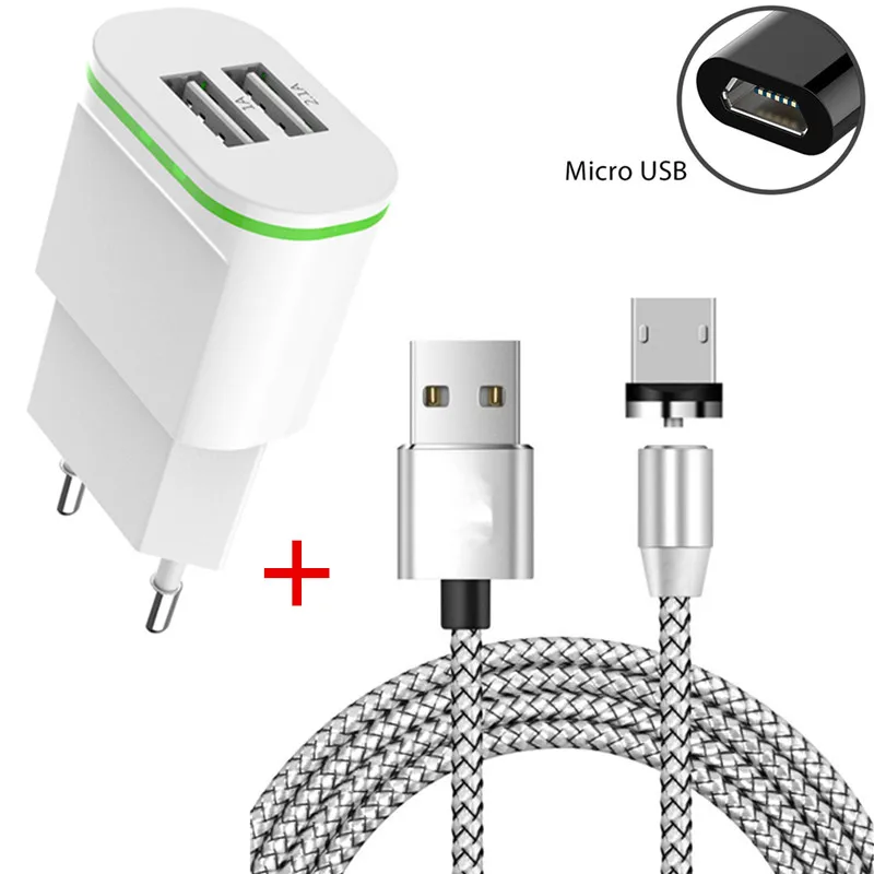 Зарядное устройство со светодиодной подсветкой зарядное с 2 USB портами и
