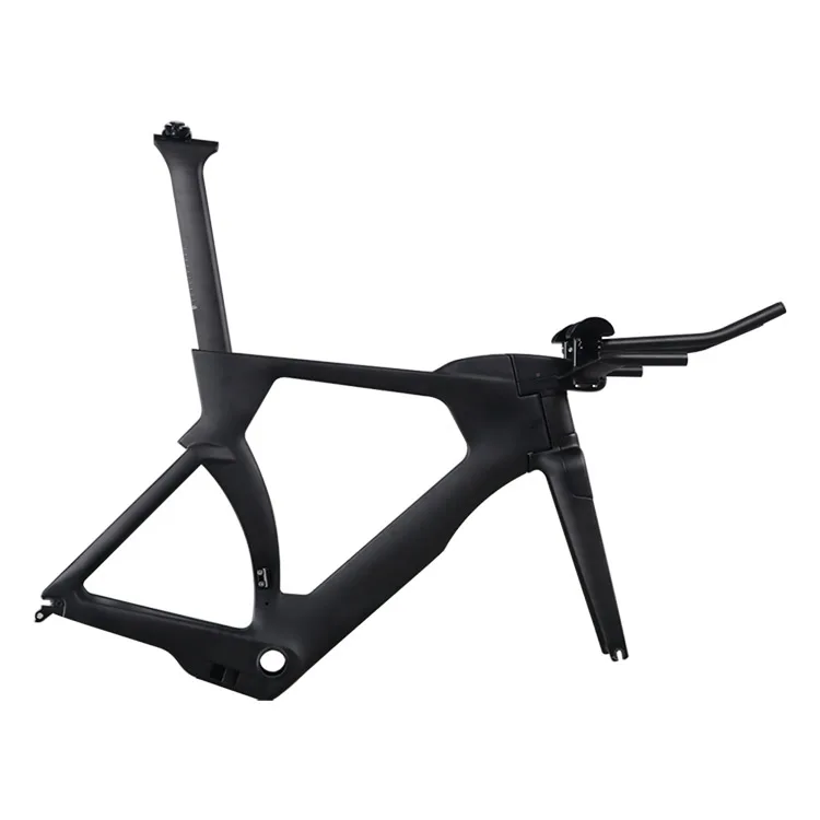 Sale Professional Painting Time Trial Bike Frameset 57cm Di2 with tools box Brake Sets and TT Bar Matte finish 0