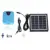 Adeeing Solar Powered Oxygenator Water Oxygen Pump Pond Aerator Aquarium Air Pump Solar Panel Water Pump Garden Decor