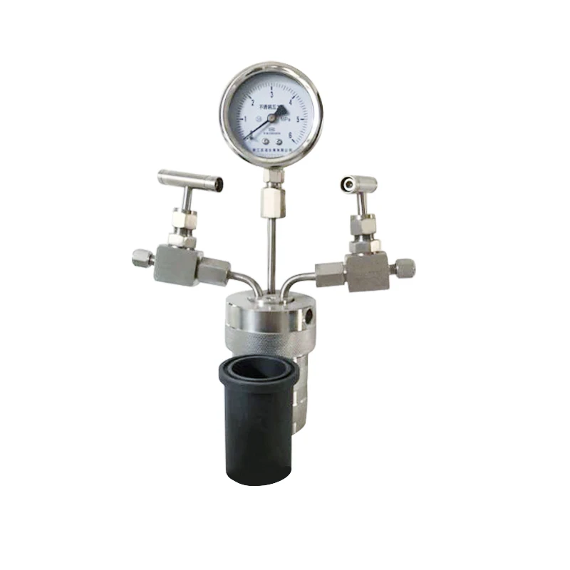 

Hydrothermal synthesis Autoclave Reactor vessel +inlet outlet gauge 25ml 6Mpa PPL lining