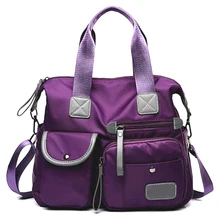 Сумки для женщин модная женская сумка на молнии нейлоновая сумка на плечо повседневные сумки через плечо для женщин сумки через плечо Bolsa Feminina