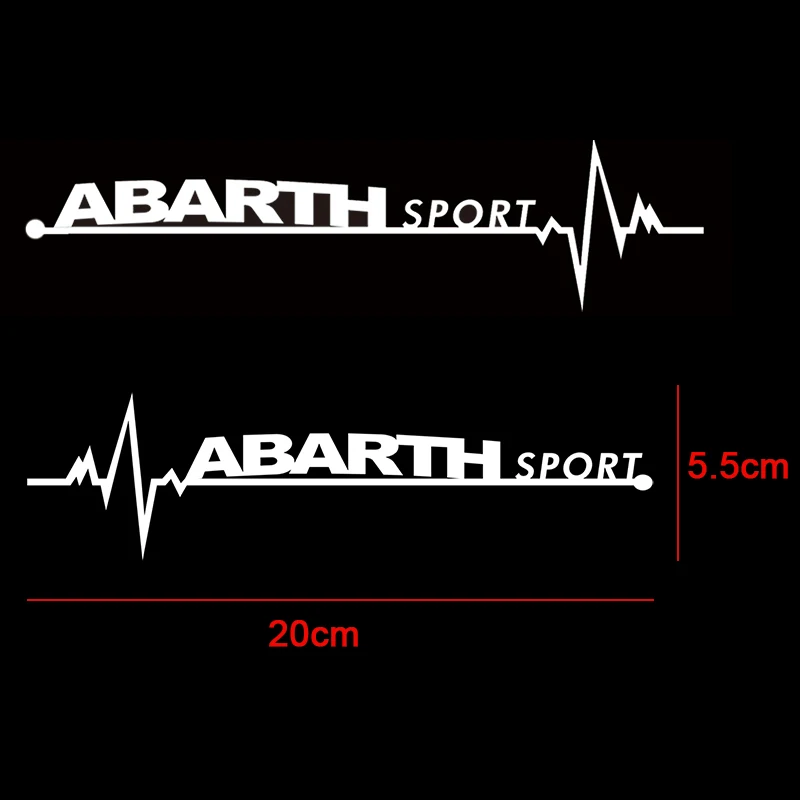 Автомобильный Стайлинг 2 шт. Abarth эмблемы автомобиля Windows Body боковые Спортивная Наклейка для fiat 500 grande punto Bravo Doblo "Панда"