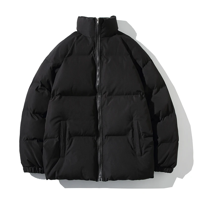 

Winter Jacket Men Parkas Thicken Warm Coat Male Stand Collar Jackets Solid Color Parka Coat Women Fashion New Streetwear S-5XL