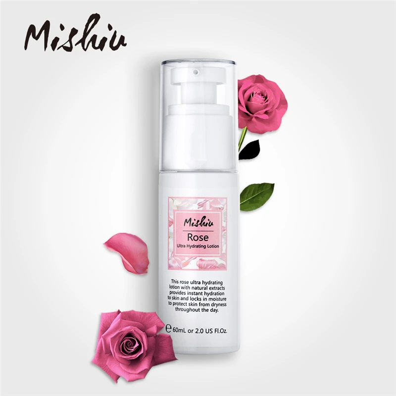 

MISHUI Rose Essence Shrink Pores Face Lotion Deep Hydration Balanced Water Oil Care Cream Oil Control Blackhead Removal FaceCare