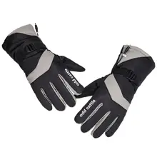 Зимние перчатки с подогревом Открытый Велоспорт Лыжный спорт перчатки водонепроницаемый электрический автомобиль, мотоцикл зарядка перчатки с подогревом сенсорный экран