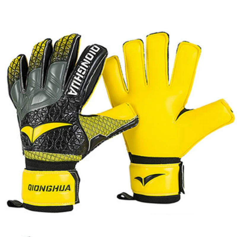 

Adult Children Soccer Goalkeeper Gloves Finger Protection Guard Thicken Latex Football Goalie Gloves Non-slip Goal keeper Gloves