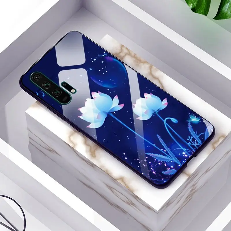 GLSZZZ121 Для huawei Honor 10 чехол из закаленного стекла для huawei Honor 10I 20 20I Honor20 Pro Honor20 Lite Pro Coque чехол - Цвет: GLSZZZ121