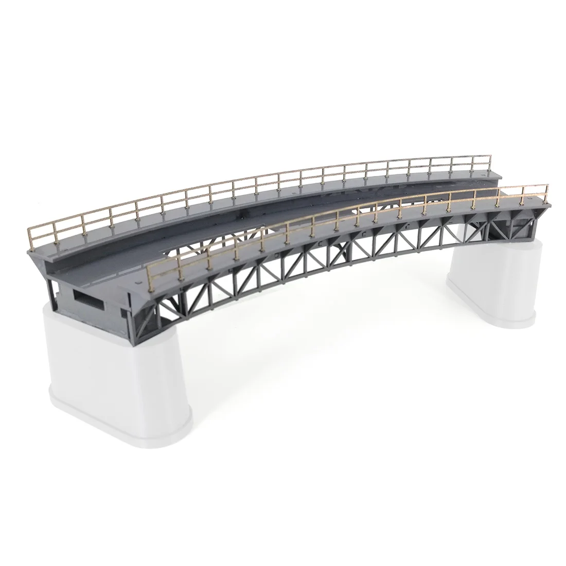 1:87 HO Scale украшение рельсовой дороги Q4 R1 изогнутая модель моста без пирса для