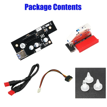 

High Quality PCI Express Cable PCI-E 1X to 1X/4x/8x/16x Riser Card Extender 6.12v, 5v and3.3v LED indicator design