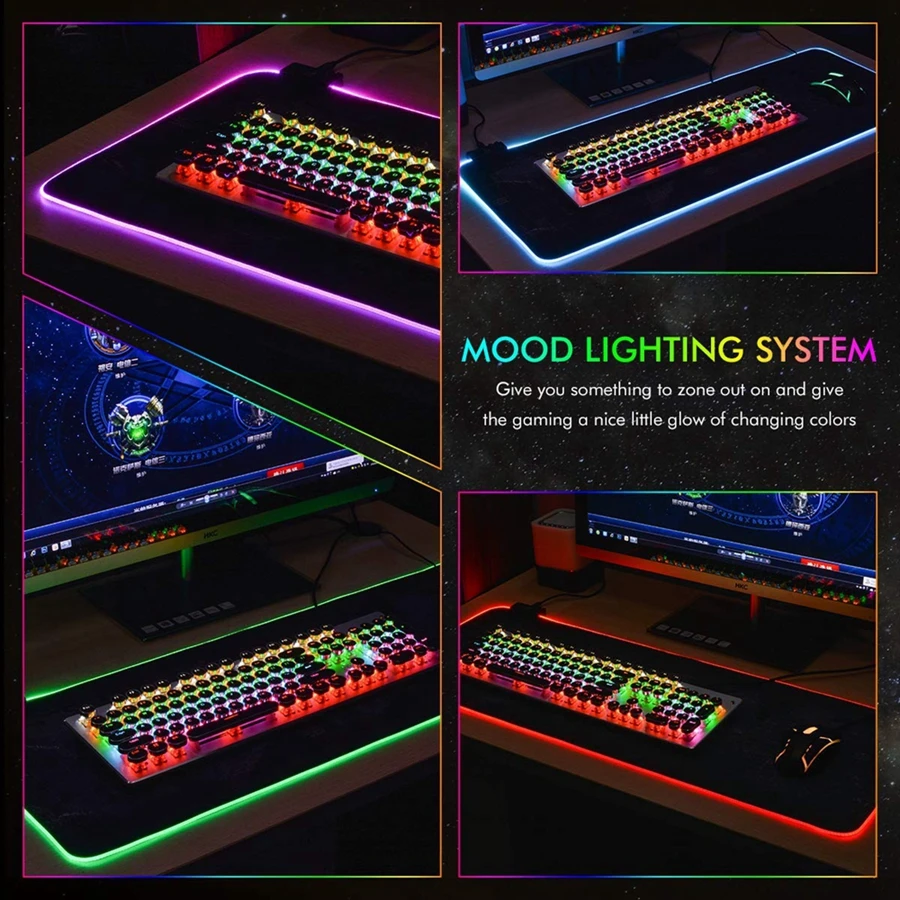 RGB игровая мышь XXL карта мира коврик клавиатура Коврик Led подсветка большой коврик для мыши геймерский компьютер большой коврик для мыши RGB Mause коврик Настольный коврик