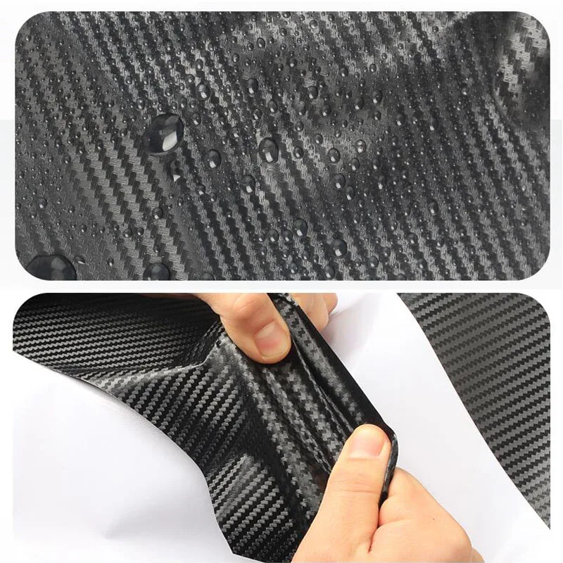 For Volvo XC40 2021 Auto Accessories Carbon Fiber Car Interior Door Anti-Kick Mat Anti Scratch Door Protective Sticker 4 Pcs