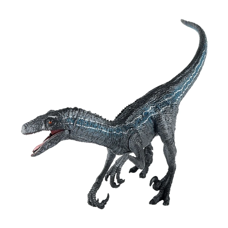 Velociraptor Figurine Simulation Animal Interactive Realistic Children Dinosaur Toy Miniature Model Hobby Collector Gift | Игрушки и
