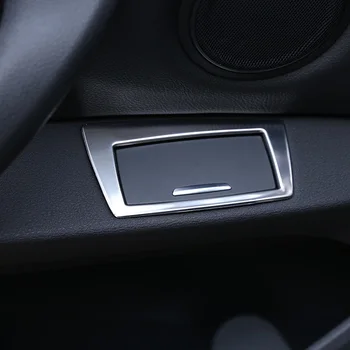 

Car Interior Stainless Steel Door Ashtray Sequins Decoration Sticker Cover Trim Accessories For BMW X1 F48 2016 2017