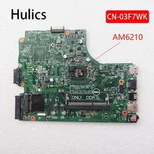 Hulics оригинальная материнская плата для ноутбука Dell 3541 CN-03F7WK 03F7WK 3F7WK PWB: XY1KC