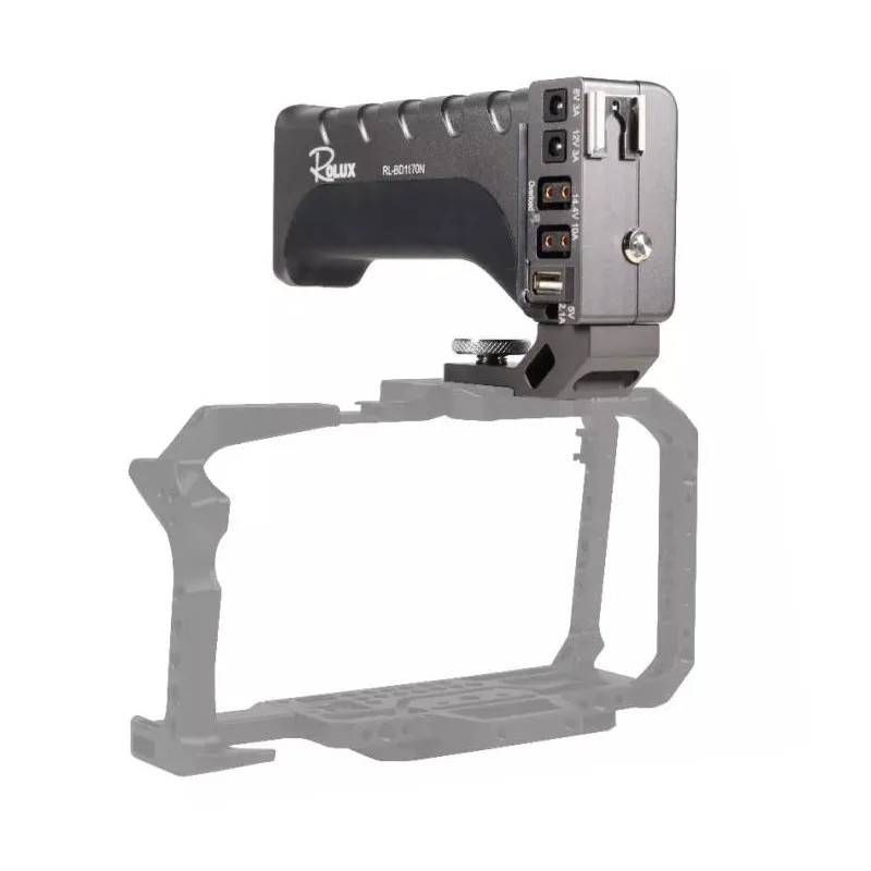 ROLUX RL-BD1170N аккумуляторная батарея ручка питания для освещения камеры монитор для Bmpcc 4K 6K камеры клетка ручка