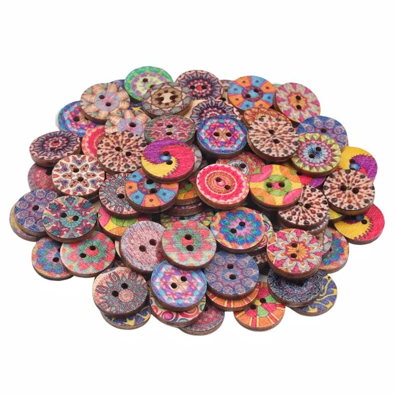 Resin Craft Buttons for Sewing, Assorted Sizes Red Buttons for DIY Crafts,  Children's Manual Button Painting, DIY Handmade Ornament, About 600 Pcs 
