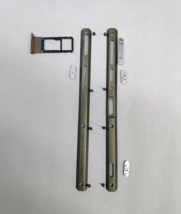 Blackview Originale Bottone In Metallo BV6100 Coperchio Laterale totalmente Cassa In Metallo con объем Pulsante di Avvio per