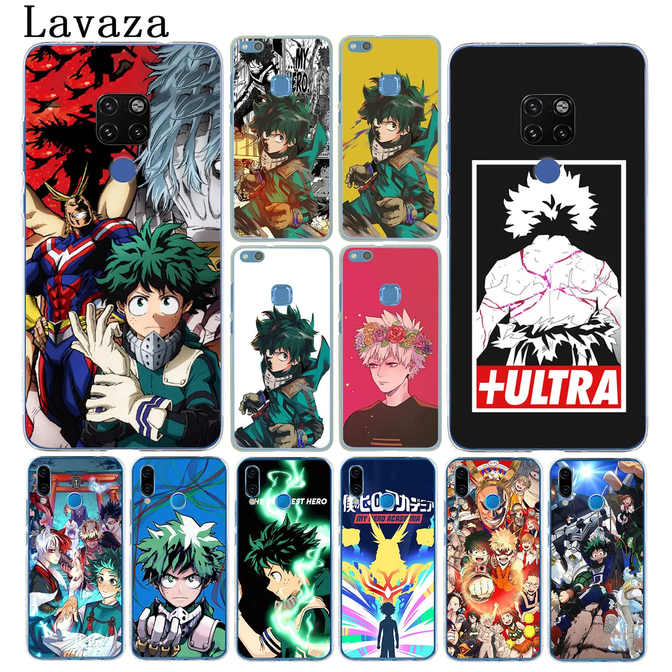 Жесткий чехол для телефона My Hero Academy Anime huawei mate 30 10 20 Pro Lite Y6 Prime Nova 5I 4 3i 3 2i 2