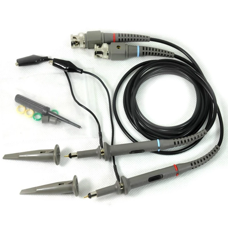 P6100 BNC Oscilloscope Probe Kit 1pcs 2pcs 100MHz 1X 10X Mayitr High Precision Scope Analyzer Alligator Clip Probes Test Leads oscilloscope probe test probe lead cable
