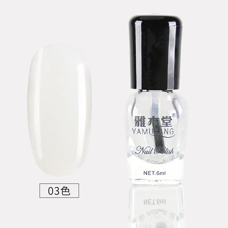 6ml-30colors лак для ногтей на водной основе, не содержит альдегида, Защита окружающей среды, зеркало, разрывающий пилинг, лак для ногтей, набор, bling - Цвет: 3
