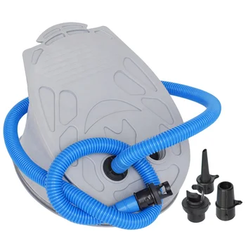 

1 Set 9 Inches Foot Treading Air Pump Leather Aluminum Alloy Edge Inflator Air Inflation Air Exhaust Dual Purpose Pump for Infla