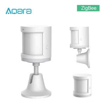 

Aqara Human Body Sensor ZigBee Version Wireless WiFi With Holder Smart Mi Home APP for Gateway Hub iOS/Android