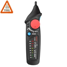 Бесконтактный детектор напряжения Тестовый er BSIDEAVD06/06X розетка настенная розетка переменного тока тестовая ручка индикатор 12~ 1000 В совпадающий мультиметр