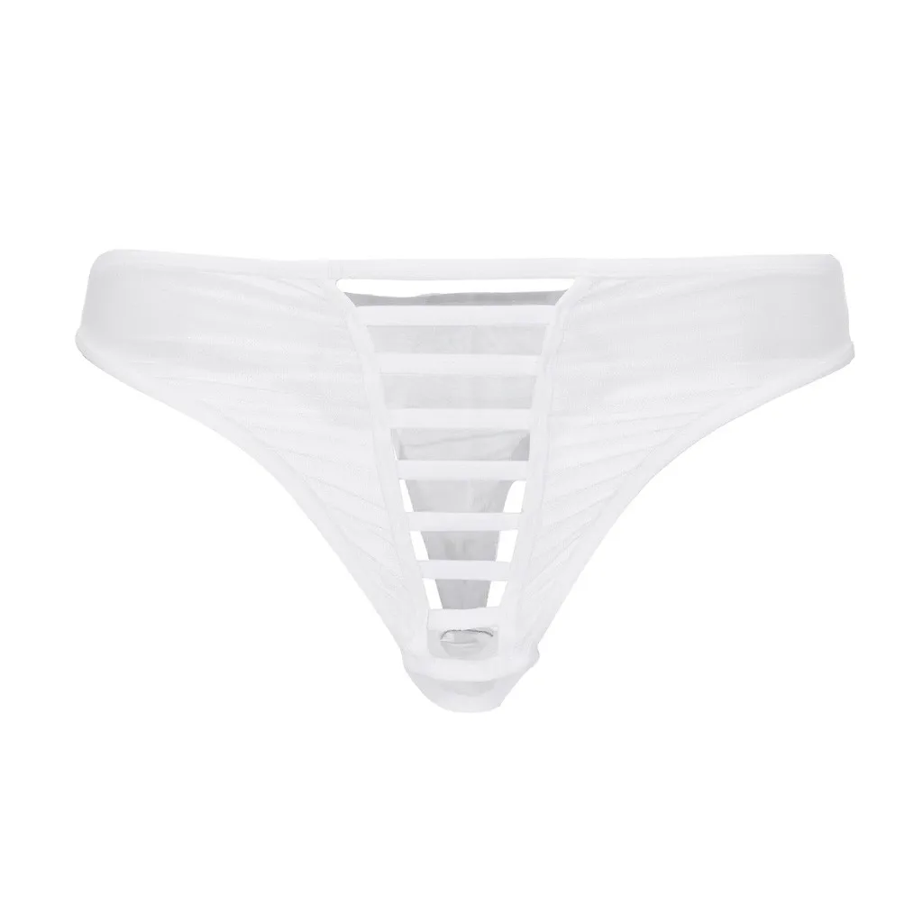 Для мужчин нижнее белье для мальчиков трусики-стринги с открытой спиной стринги Для мужчин, сексуальное дамское белье, нижнее белье с низкой талией Однотонные трусы-боксеры Танга сексуальное нижнее белье