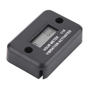 

waterproof Digital Vibration Hour Meter With LCD 5 digit digital display fit for Vibrating Machine Motorcycle ATV Boat Marine