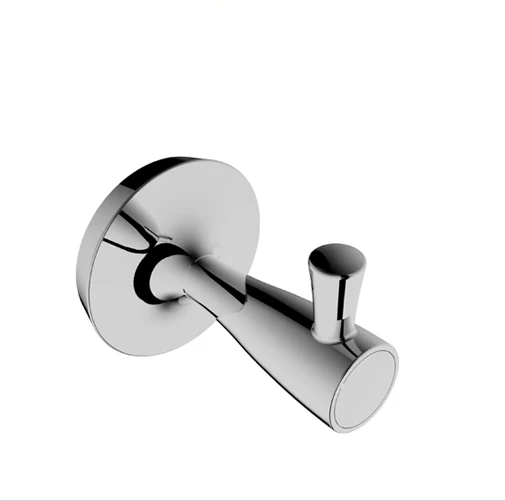 Robe Hook Vidric настенный хромированный набор аксессуаров для ванной комнаты, держатель для полотенец, держатель для туалетной бумаги, мыльная корзина, крючок для халата, Полка для полотенец EL7200 - Цвет: Robe Hook