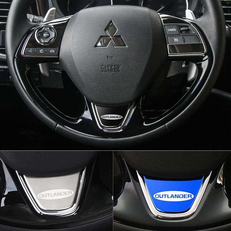 Автомобильный Стайлинг отделка рулевого колеса молдинг крышки для MITSUBISHI OUTLANDER 2017