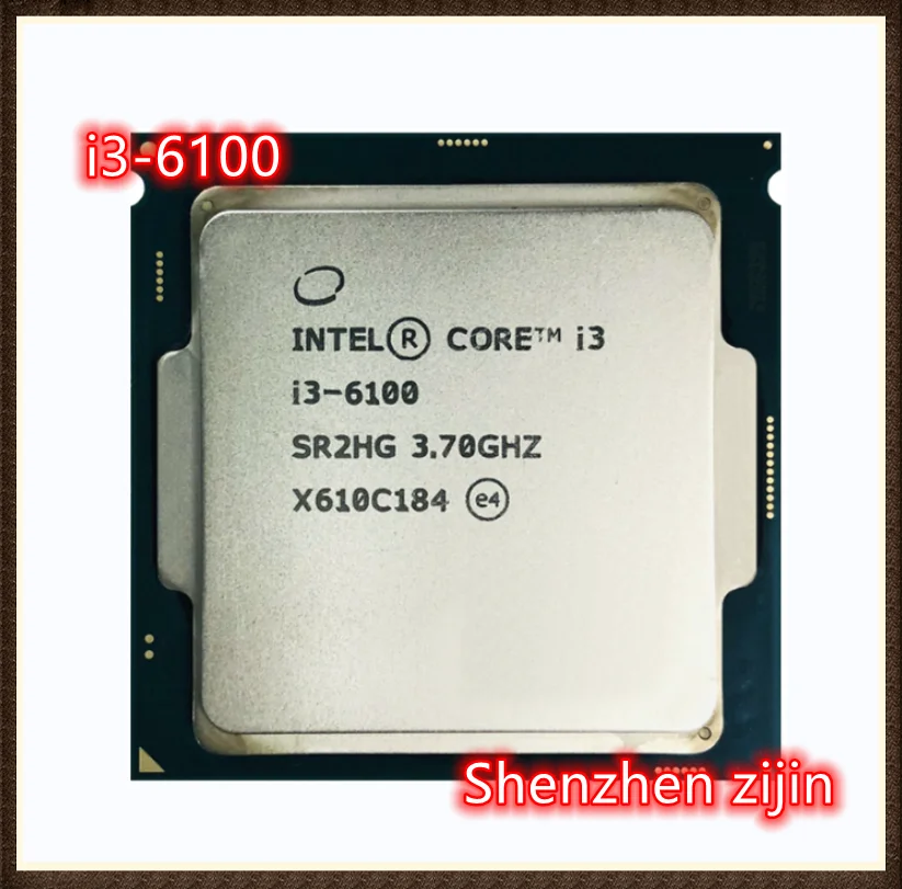 Процессор Intel Core i3-6100 i3 6100 3 7 ГГц двухъядерный четырехпоточный 51 Вт процессор LGA 1151
