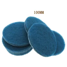Disques de polissage en Brite scotchique, 4 pouces, 100mm, auto adhésifs, crochet et boucle, tampons de finition abrasifs humides/secs, tampon de polissage industriel