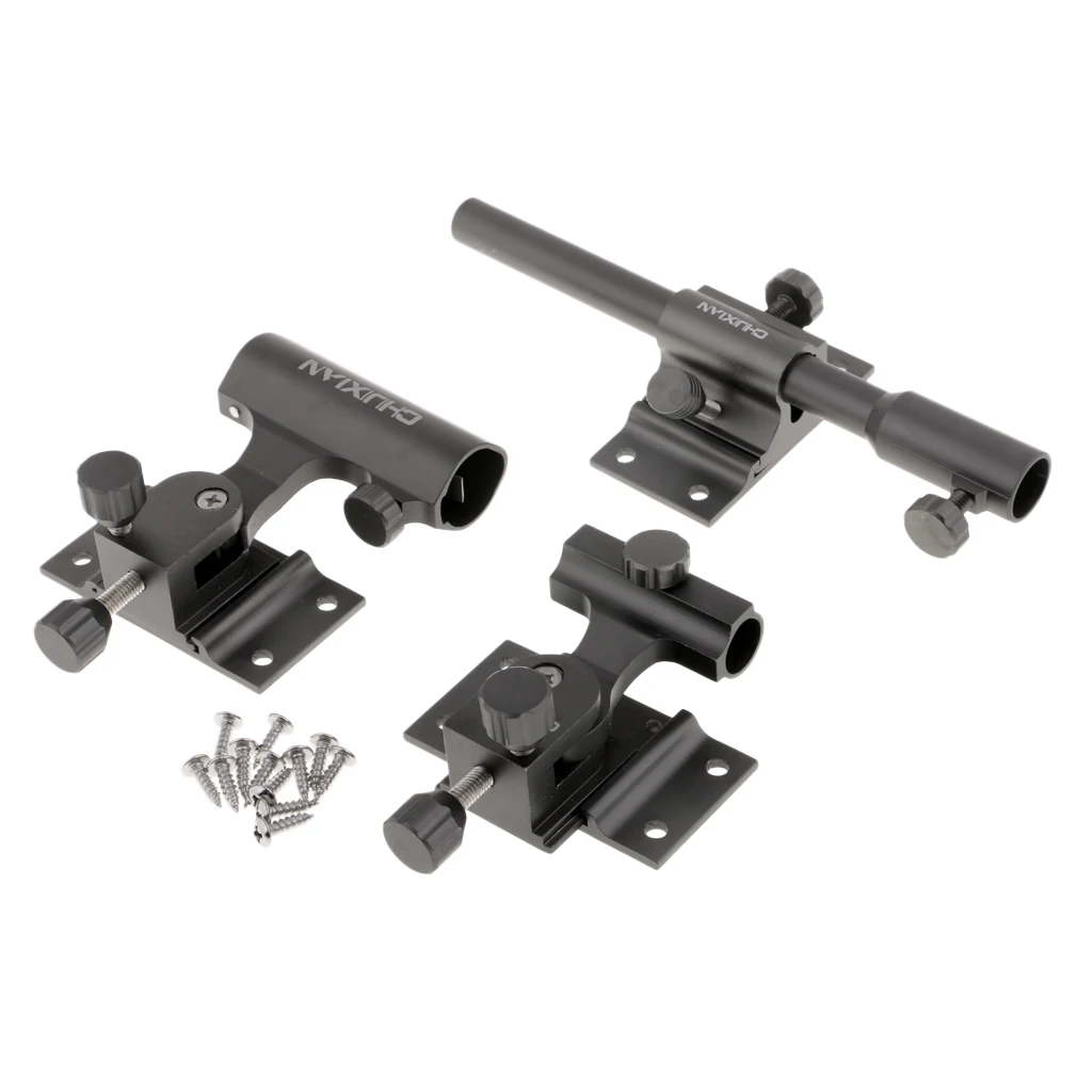 

3pcs Fishing Rod Rack Bait Tray Support Holder Fishing Box Accessories Set