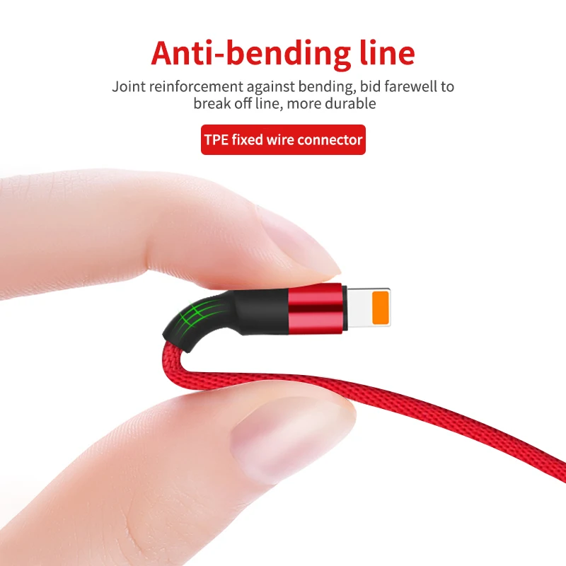 3 in 1 Usb Cable Type C 8 Pin Micro Mobile Phone Cables For Huawei Mate 30 iPhone 11 X Xs 8 7 6 Samsung S9 S8 Fast Charging Cord