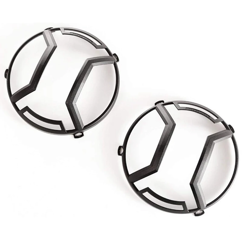 

Headlight Guard,Fog Light Guard Car Front Headlight Decorative Guard Protector Cover Frame Trim for Jeep Wrangler