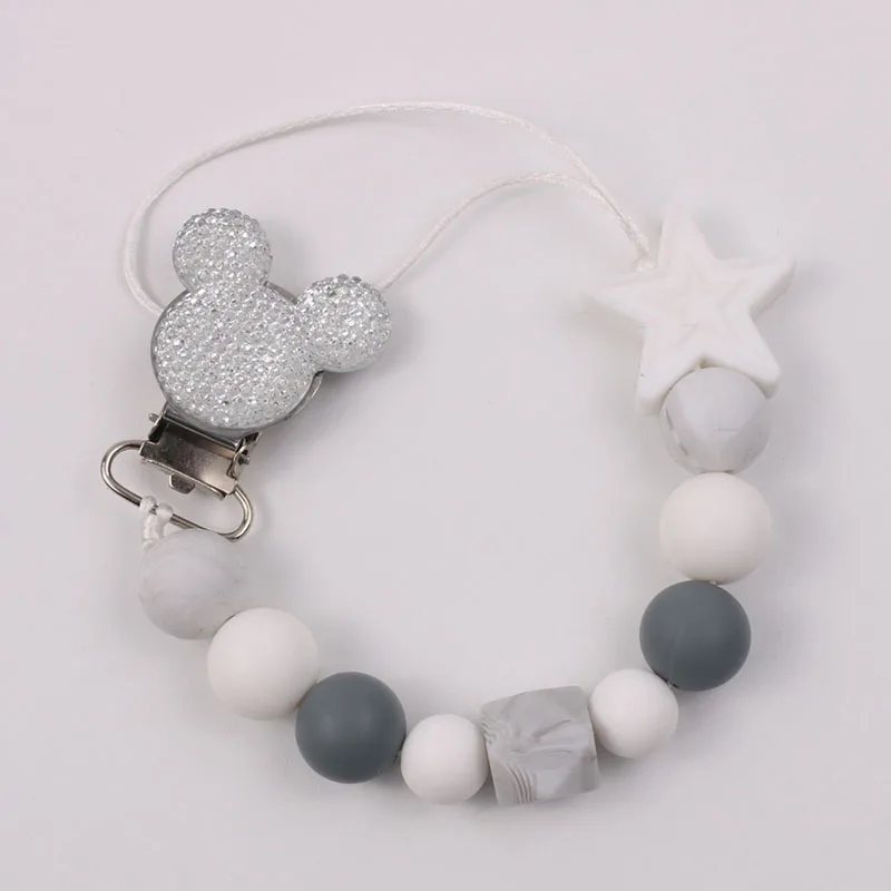For Sale Chain Pacifier-Clip Beads Food-Grade Bling Infant Baby-Boy-Girl Silicone Chew DdGpWMxlJ