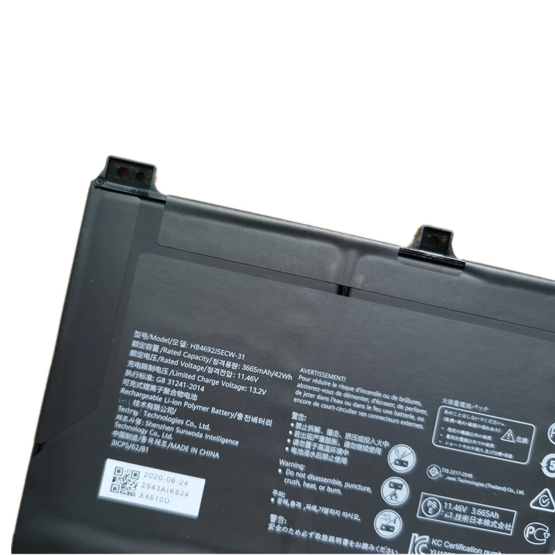 para Computador Portátil Original Hb4692j5ecw31-bateria Baterias p/ laptop - Imagem 2