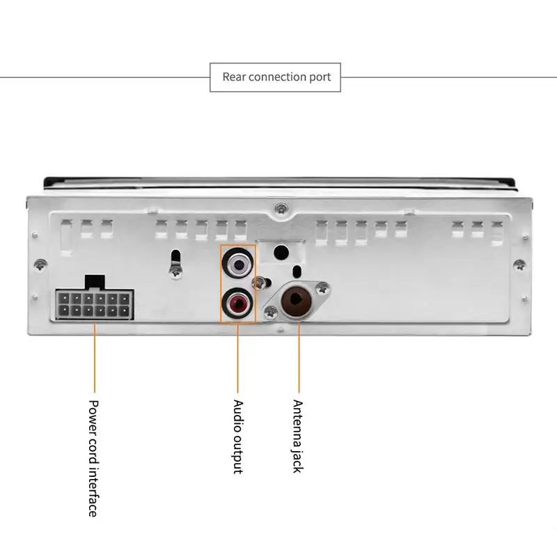 1 Din Bluetooth Автомагнитола AUX-IN USB 12 в авто стерео аудио MP3 плеер в тире FM Авторадио 1Din