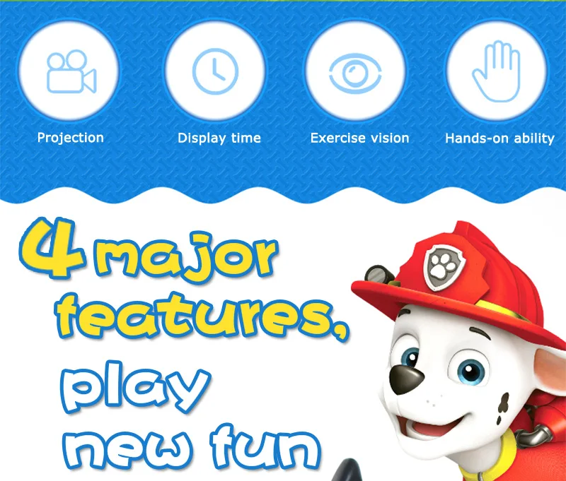 Paw Patrol набор игрушек Patrulla Canina 24 стиля проекционные часы Щенячий патруль Мультфильм Аниме фигурки часы детский подарок на день рождения