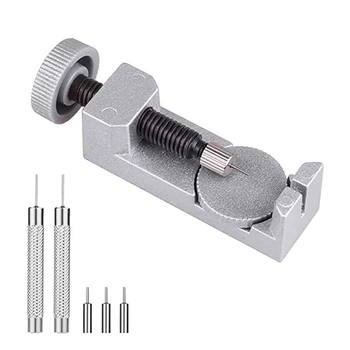 

Watch Band Link Pins Tool Kit Dual Head Hammer Tweezers Strap Holder Spring Bar Repair Accessories Set For Adjusting Repairing