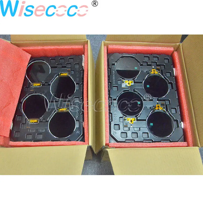 Wisecoco 3,4 дюймов 800*800 круглый дисплей ips ЖК-панель+ PCAP сенсорный экран+ 39 контактов MIPI к HDMI плата контроллера