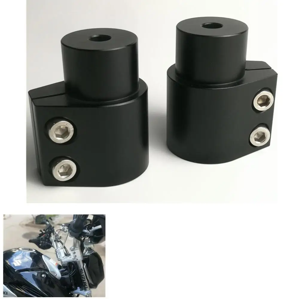 CNC Руль Ручка Бар Зажим расширение крепление 45 мм стояк поднят для SUZUKI GW 250 INAZUMA GW250 2011- 2013
