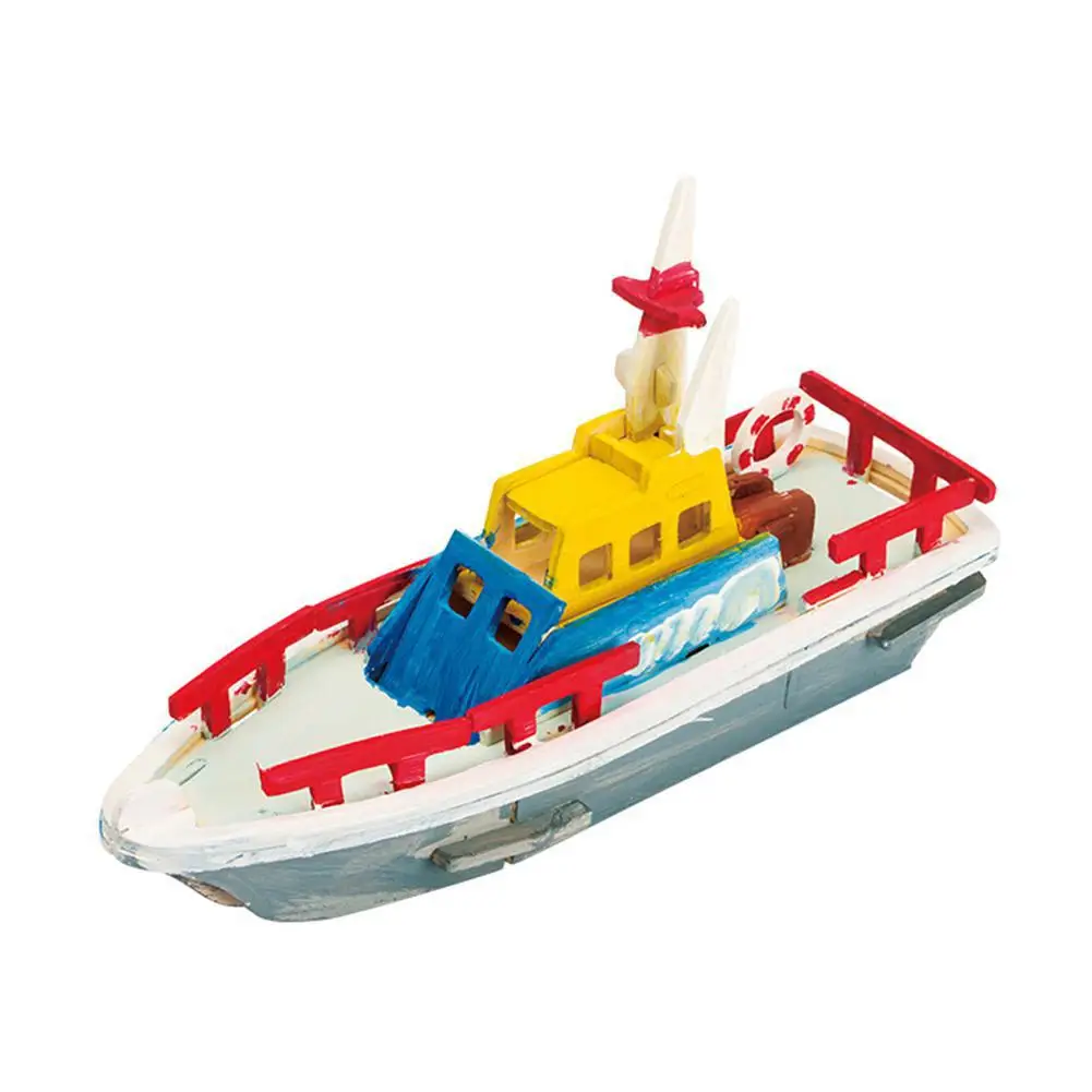 lifeboat DIY картина головоломка игрушки сборка деревянная игрушка малыш Раннее Обучение строительный узор подарок для детей - Цвет: lifeboat