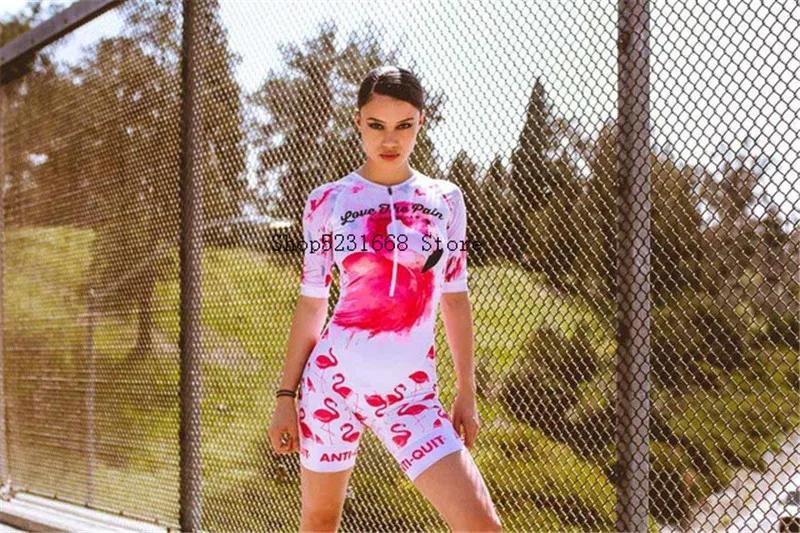 Любовь боль женщины ropa ciclismo велосипедная Одежда Майо Триатлон гонки облегающий велосипедный костюм комбинезон Speedsuit - Цвет: as picture