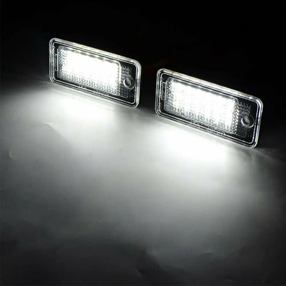 

Auto Car License Plate Light Lamp Led Light Car Accessories Interior Hanging Light High Brightness Automobile Parts For -Audi