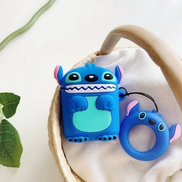 A1 Чехол для AirPods с милым мультяшным динозавром/авокадо, фри/Кактус, силиконовый чехол для Air pods 2, Bluetooth, чехол для наушников - Цвет: A1