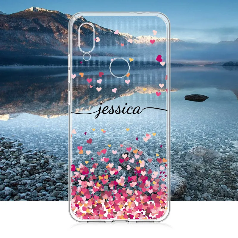Custom Personalized your Initial Name Flower Phone Case For Xiaomi Mi Redmi Note 5 6 7 8 9 10 lite Pro Plus Soft TPU Clear Case Custom Personalized your Initial Name Flower Phone Case For Xiaomi Mi Redmi Note 5 6 7 8 9 10 lite Pro Plus Soft TPU Clear Case